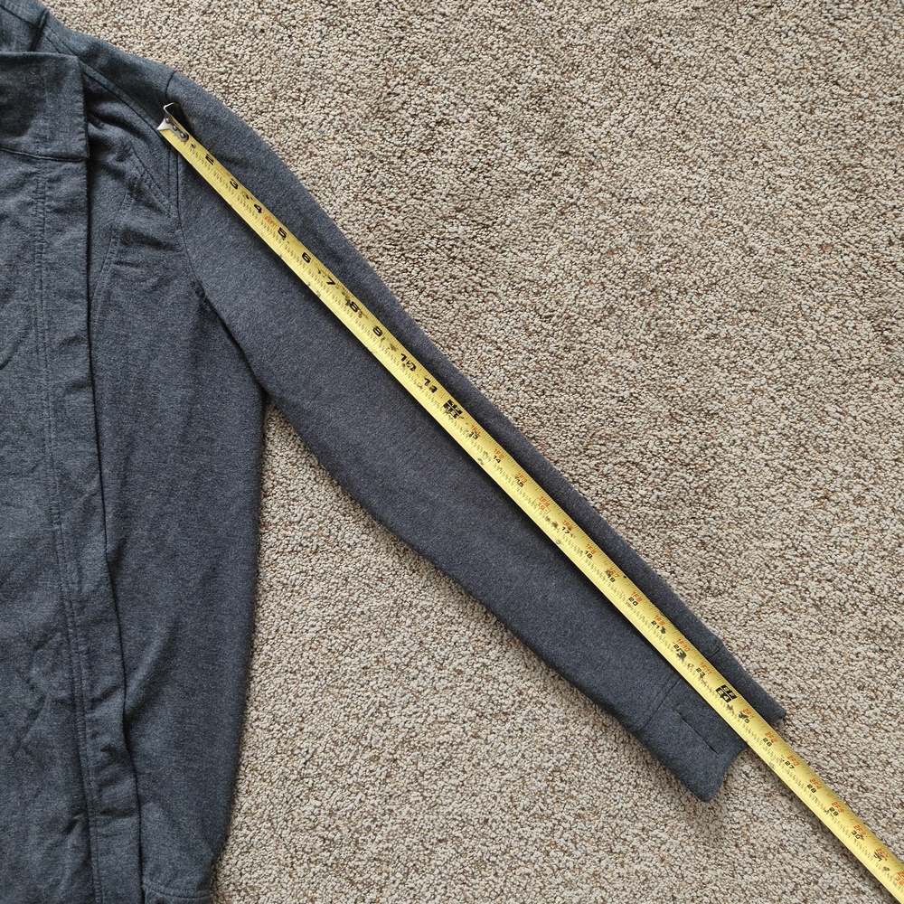 Lululemon Athletica Womens Coast Wrap Heathered Dark Gray Mod Jacket 12 - Picture 11 of 12